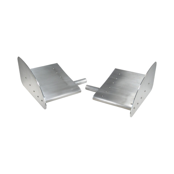 C42-122-A_1 Aluminum Front Canard Wings Outer Tips Only 6 Inch A Style