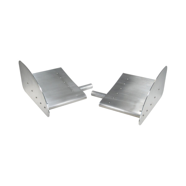 C42-124-A_1 Aluminum Front Canard Wings Outer Tips Only 8 Inch A Style