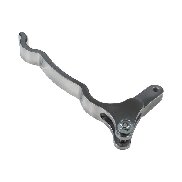 C42-507_1 Polished Billet Aluminum Shut Off Lever for Brake / Control Lever 1 4 Inch