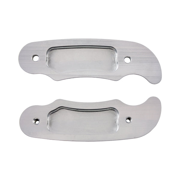 C42-512_4 Polished Billet Aluminum Brake / Control Lever, with Billet Grips 18 Inches Long: 1 4 Inch Thick Polished