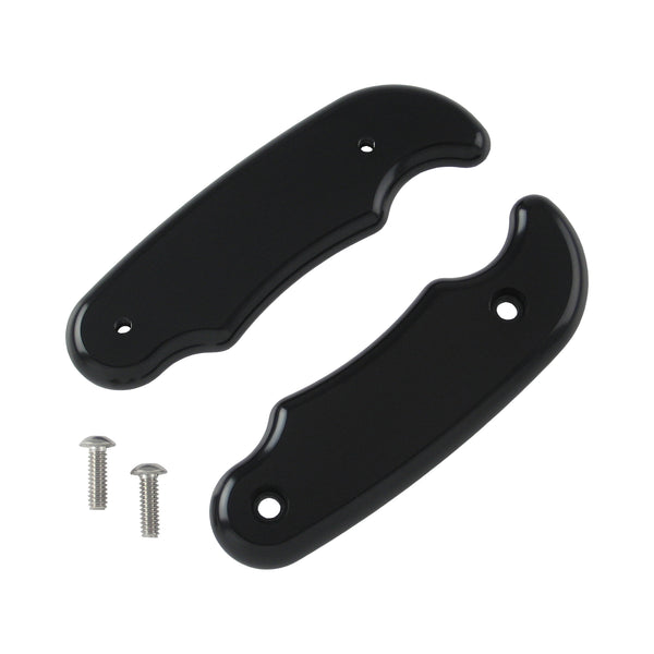 C42-543-D1 Billet Aluminum Brake / Control Lever Grips with Hardware 1 4 Inch Black