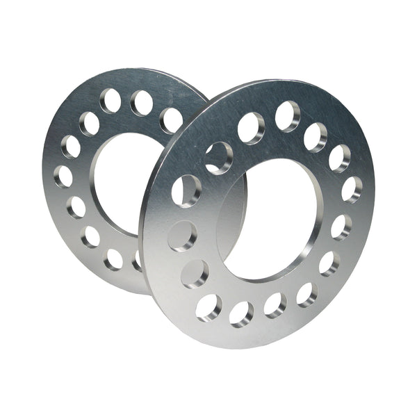 C44-001_1 Billet Aluminum Wheel Spacers 5 on 4-1 2 inch: 5 on 4-3 4 inch: 5 on 5 inch 1 4 in. Thick