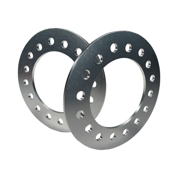 C44-021_1 Billet Aluminum Wheel Spacers 8 on 170 mm: 8 on 6-1 2 inch 1 4 in. Thick