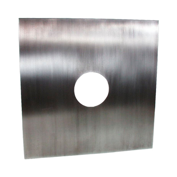 C52-311_1 Aluminum Mid Motor Plate Universal Center Hole Only 24 Inch Height x 24 Inch Width x 1 4 Inch Thick