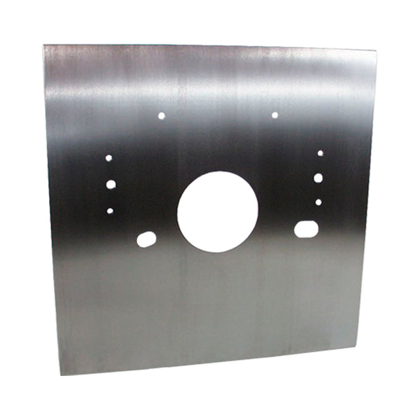 C52-321_1 Aluminum Mid Motor Plate Small Block and Big Block Chevy 24 Inch Height x 24 Inch Width x 1 4 Inch Thick