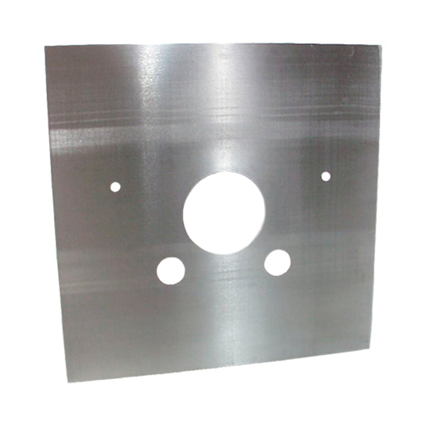 C52-326_1 Aluminum Mid Motor Plate Universal Without Bolt Pattern 24 Inch Height x 24 Inch Width x 3 8 Inch Thick