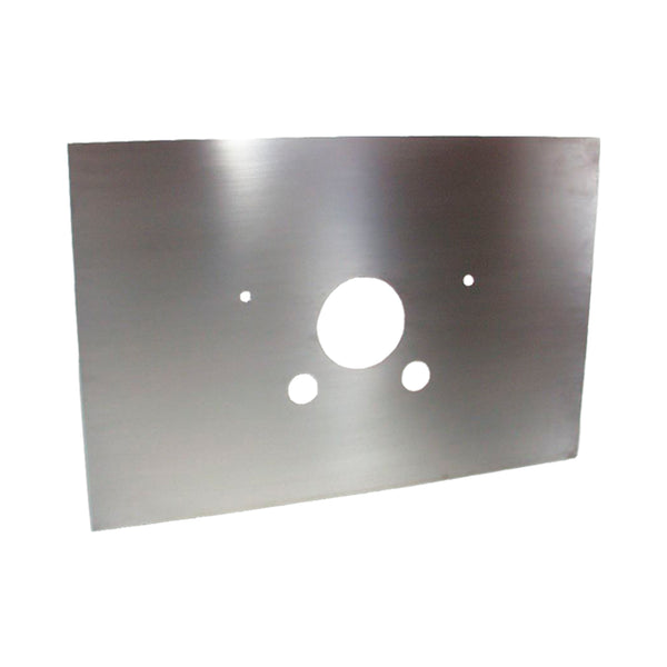 C52-424_1 Aluminum Mid Motor Plate Universal Without Bolt Pattern 24 Inch Height x 36 Inch Width x 1 4 Inch Thick