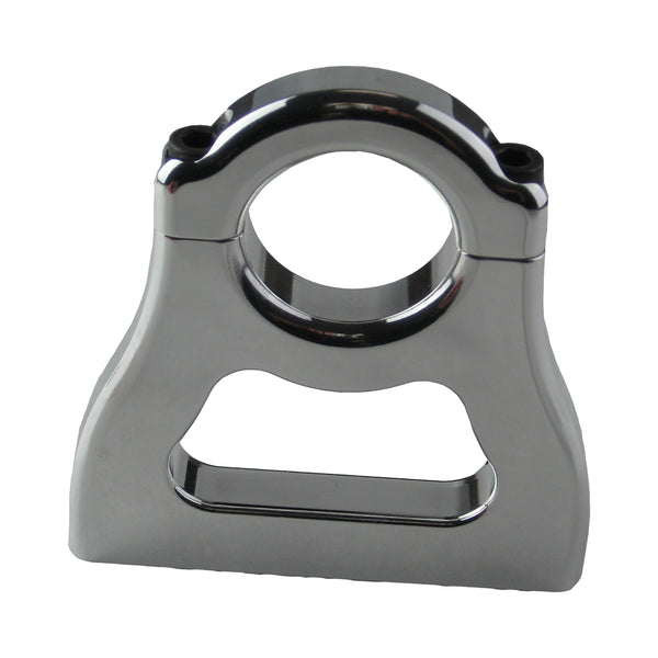 C72-167_9 Billet Aluminum Polished Neck Mount. Includes Stainless Steel Hardware 1.3 Inch Neck Mount. Fits 4 Inch Bottle