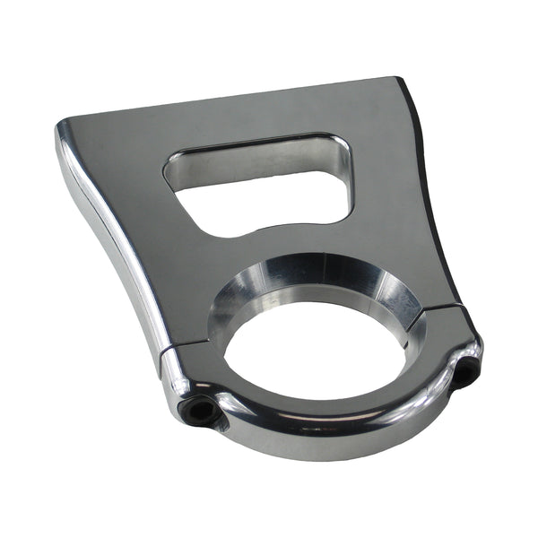 C72-175_6 Billet Aluminum Polished Neck Mount. Includes Stainless Steel Hardware 1.600 Inch Neck Mount. Fits 5-1 4 Inch Bottle