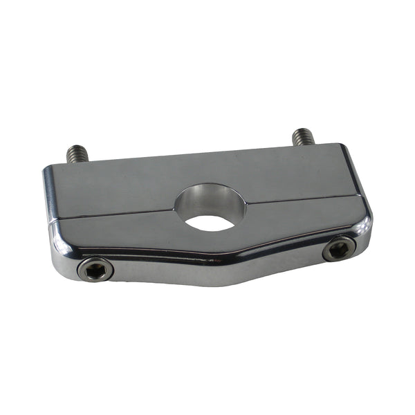 C72-300_8 Billet Aluminum Bar Mount. Includes Stainless Steel Hardware 3 4 Inch Polished