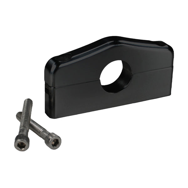 C72-301_BLK Billet Aluminum Bar Mount. Includes Stainless Steel Hardware 7 8 Inch Brilliance Black