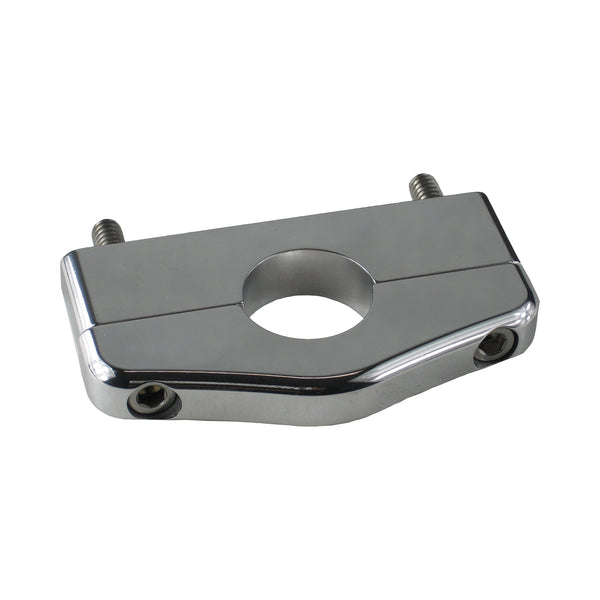 C72-302_8 Billet Aluminum Bar Mount. Includes Stainless Steel Hardware 1 Inch Polished