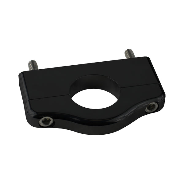 C72-304-BLK_4 Billet Aluminum Bar Mount. Includes Stainless Steel Hardware 1-1 4 Inch Brilliance Black