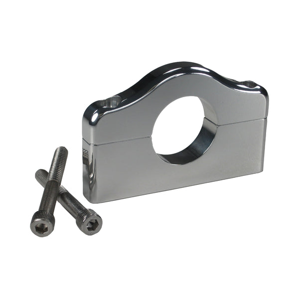 C72-304_1 Billet Aluminum Bar Mount. Includes Stainless Steel Hardware 1-1 4 Inch Polished