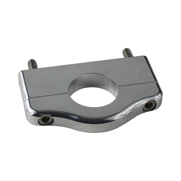 C72-304_8 Billet Aluminum Bar Mount. Includes Stainless Steel Hardware 1-1 4 Inch Polished