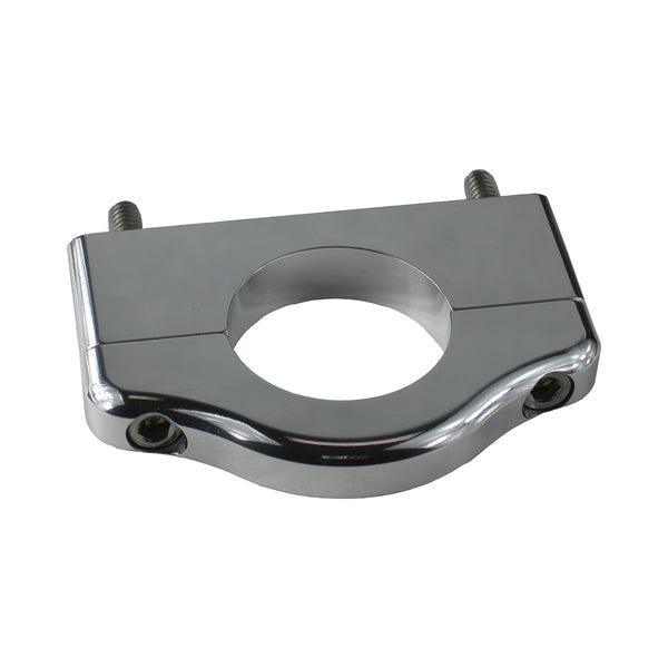 C72-306_8 Billet Aluminum Bar Mount. Includes Stainless Steel Hardware 1-1 2 Inch Polished