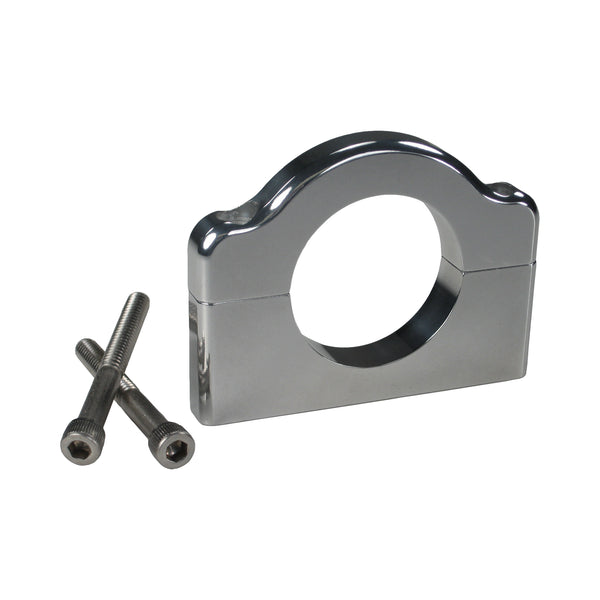 C72-308_1 Billet Aluminum Bar Mount. Includes Stainless Steel Hardware 1-3 4 Inch Polished