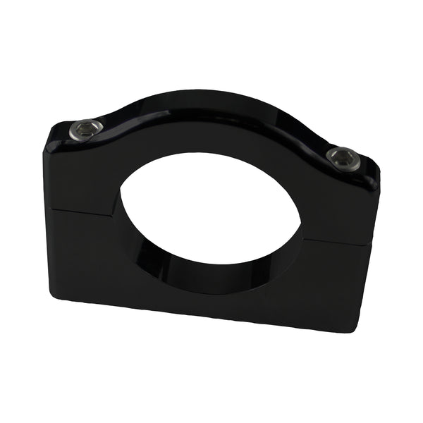 C72-322-BLK_3 Billet Aluminum Universal Clamp. Includes Stainless Steel Hardware 2.010 Inch - Also fits small Fox and small King shock reservoirs Brilliance Black