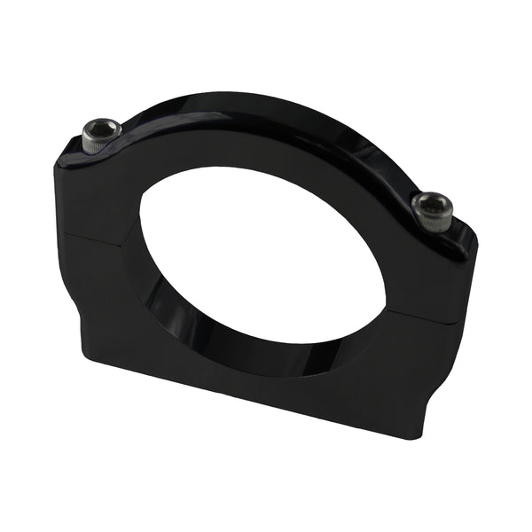 C72-326-BLK_3 Billet Aluminum Universal Clamp. Includes Stainless Steel Hardware 2.5 Inch - Also fits large King reservoirs Brilliance Black