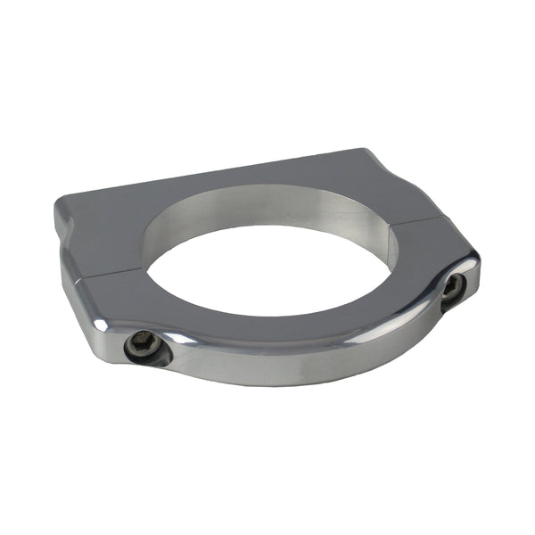 C72-326_8 Billet Aluminum Universal Clamp. Includes Stainless Steel Hardware 2.5 Inch - Also fits large King reservoirs Polished