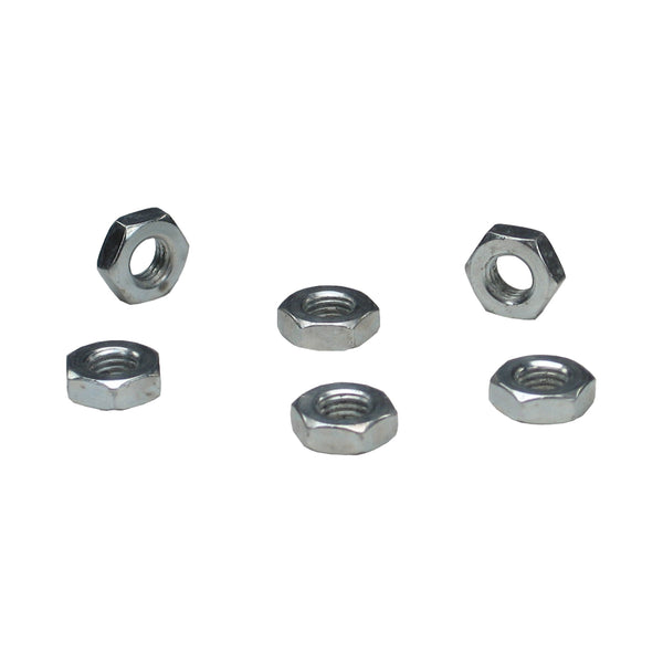 C73-054_1 Plated Steel Jam Nuts, Grade 5 Right Hand 5 16-24: Pack of 6