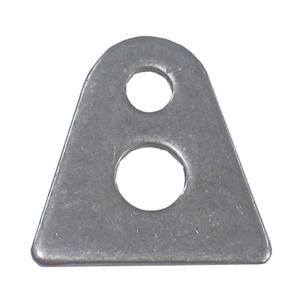 C73-102-CLIP 3/16 Inch Hole, 1/16 Inch Thick, 3/4 Inch Hole Height, Mild Steel Flat Weld Tab Each