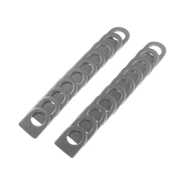 C73-104-20_1 5/8 Inch Hole, 3/32 Inch Thick, 3/4 Inch Hole Height, Mild Steel Flat Weld Tab Bag of 20