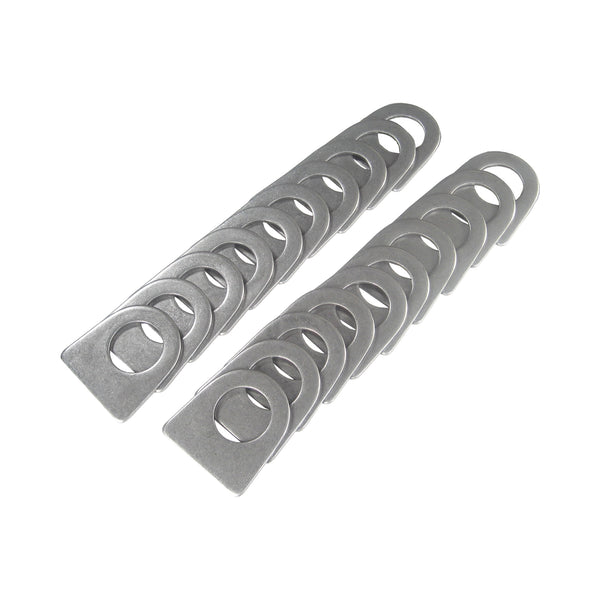 C73-105-20_1 1-3/16 Inch Hole, 1/8 Inch Thick, 1-3/8 Inch Hole Height, Mild Steel Flat Weld Tab Bag of 20