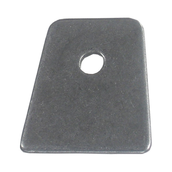 C73-108-CLIP_414ee6f5-7fa7-4a15-8b9b-41f18da90de8 1/4 Inch Hole, 3/32 Inch Thick, 1 Inch Hole Height, Mild Steel Flat Weld Tab Each