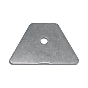 C73-109-CLIP 1/4 Inch Hole, 3/32 Inch Thick, 7/8 Inch Hole Height, Mild Steel Flat Weld Tab