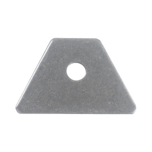 C73-110-CLIP 3/8 Inch Hole, 3/32 Inch Thick, 7/8 Inch Hole Height, Mild Steel Flat Weld Tab