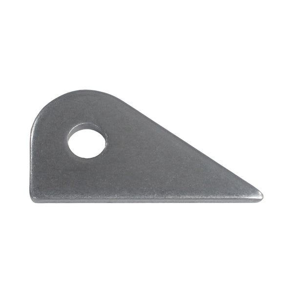 C73-113-CLIP 1/2 Inch Hole, 3/16 Inch Thick, 1-3/16 Inch Hole Height, Mild Steel Flat Weld Tab