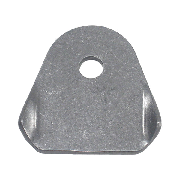 C73-118-CLIP 1/4 Inch Hole, 3/32 Inch Thick, 15/16 Inch Hole Height, Mild Steel Bent Weld Tab Each