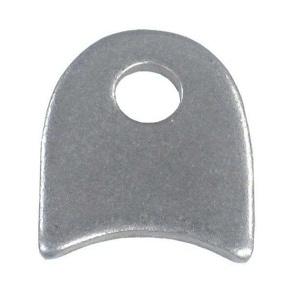 C73-128-CLIP 5/16 Inch Hole, 1/8 Inch Thick, 3/4 Inch Hole Height, 1-1/2 Inch Tube, Mild Steel Radius Weld Tab Each