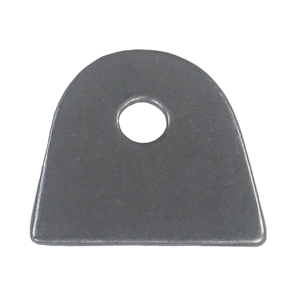 C73-131-CLIP 1/4 Inch Hole, 1/16 Inch Thick, 11/16 Inch Hole Height, Mild Steel Flat Weld Tab