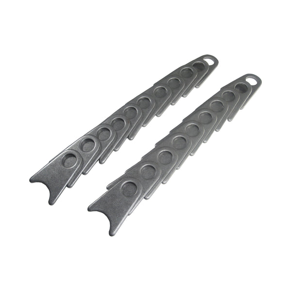 C73-147-20_1 3/4 Inch Hole, 3/16 Inch Thick, 1-3/4 Inch Hole Height, 1-5/8 Inch Tube, Mild Steel Radius Weld Tab Bag of 20