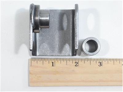 C73-155-RULER Fits 1-1/2 Inch Tubing, 1/2 Inch Bolt Hole, Mild Steel Shock Weld Bracket Kit With Bushing Right