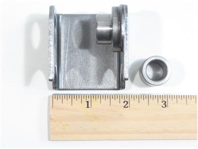 C73-156-RULER Fits 1-1/2 Inch Tubing, 1/2 Inch Bolt Hole, Mild Steel Shock Weld Bracket Kit With Bushing Left