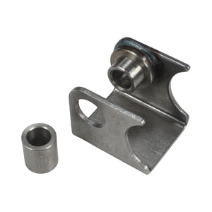 C73-156_1 Fits 1-1/2 Inch Tubing, 1/2 Inch Bolt Hole, Mild Steel Shock Weld Bracket Kit With Bushing Left