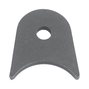 C73-208-CLIP_4285b15c-3389-4e6c-9c55-2b1e78098292 1/4 Inch Hole, 1/8 Inch Thick, 1/2 Inch Hole Height, 1-1/4 Inch Tube, Chromoly Radius Weld Tab, 4130N