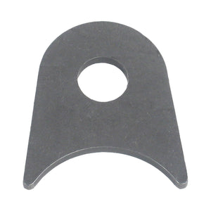 C73-209-CLIP_4a742e0e-b414-410e-b7af-5a3b6bf8ec6f 3/8 Inch Hole, 1/8 Inch Thick, 9/16 Inch Hole Height, 1-1/4 Inch Tube, Chromoly Radius Weld Tab, 4130N