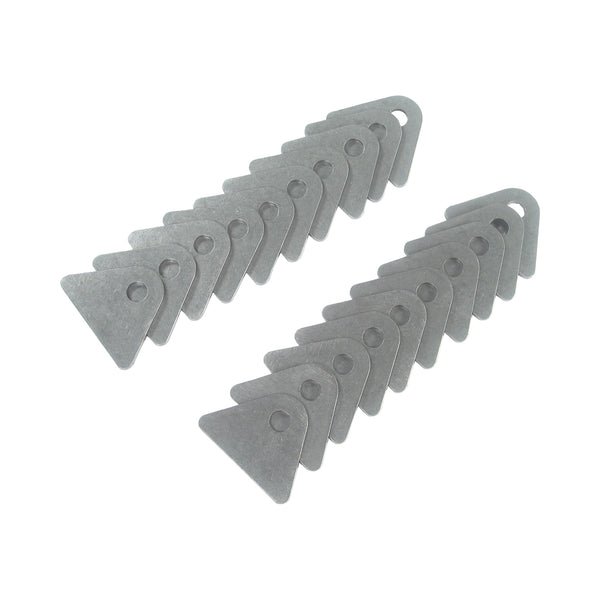 C73-220-20_1 5/16 Inch Hole, .095 Inch Thick, 7/8 Inch Hole Height, Chromoly Flat Weld Tab, 4130N Bag of 20