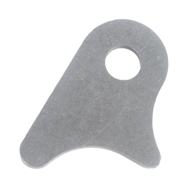 C73-224-CLIP_fe2f6b69-e637-463d-8a20-0aba0542be10 3/8 Inch Hole, 1/8 Inch Thick, 3/4 Inch Hole Height, 1-3/8 Inch Tube, Chromoly Radius Weld Tab, 4130N