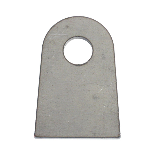 C73-233-CLIP 7/16 Inch Hole, 1/8 Inch Thick, 1-3/8 Inch Hole Height, Chromoly Flat Weld Tab, 4130N Each