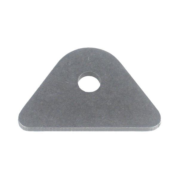 C73-237-CLIP 1/4 Inch Hole, 1/8 Inch Thick, 9/16 Inch Hole Height, Chromoly Flat Weld Tab, 4130N Each