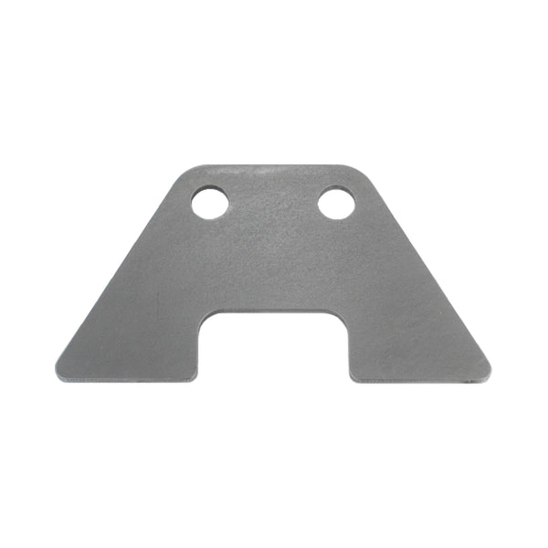 C73-266_1 1/8 Inch Thick, 3/8 Inch Holes, Chromoly Rack Weld Bracket, Stiletto, 4130N Tall: 2.375 Inch