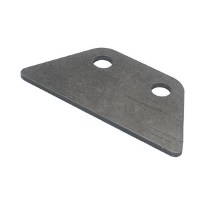 C73-267_1 1/8 Inch Thick, 3/8 Inch Holes, Chromoly Rack Weld Bracket, Stiletto, 4130N Short: 1.625 Inch