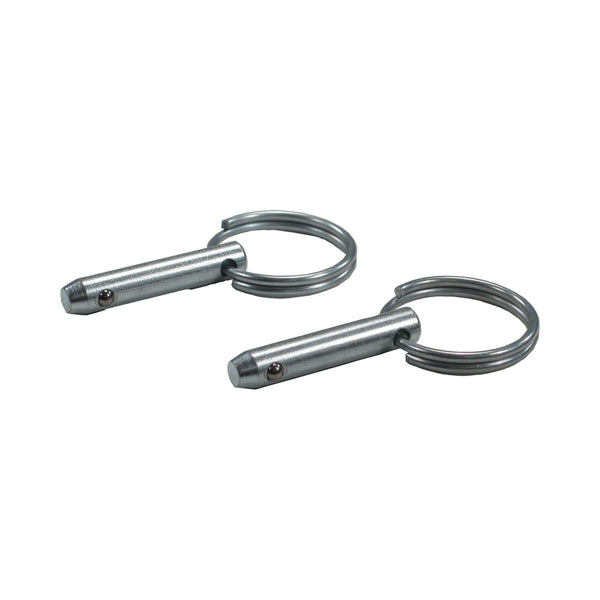 C73-351-2_1 Zinc Plated Steel Quick Pin 1 4 in. Diameter: 0.800 in. Grip