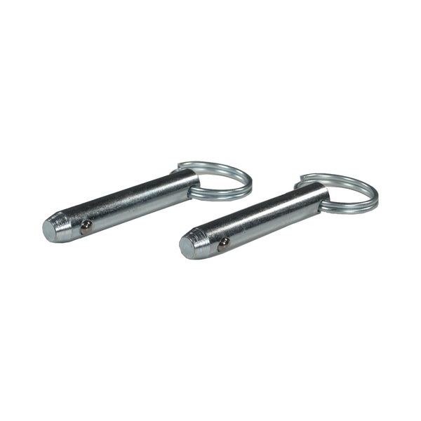 C73-363-2_1 Zinc Plated Steel Quick Pin 3 8 in. Diameter: 1.5 in. Grip