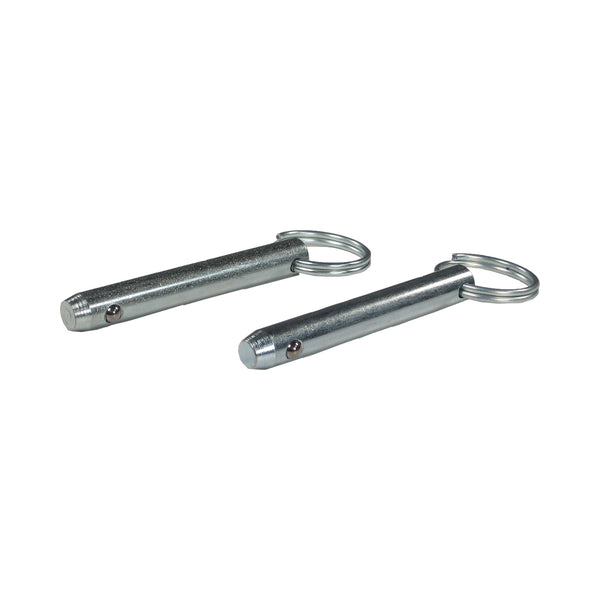 C73-364-2_1 Zinc Plated Steel Quick Pin 3 8 in. Diameter: 2 in. Grip